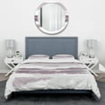 thumbnail image 2 of Designart 'Purple Amethyst Wetlands' Geometric Duvet Cover Set, 2 of 4