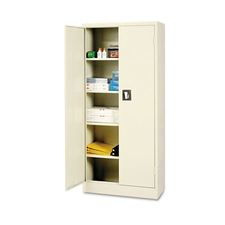 

Alera CM6615PY Space Saver Storage Cabinet Four Shelves 30w x 15d x 66h Putty