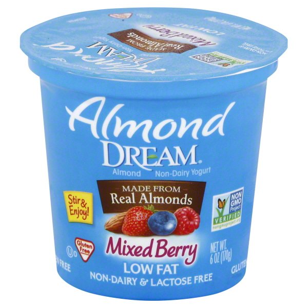 Almond Dream Non Dairy Mixed Berry Yogurt, 6 Oz.