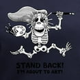thumbnail image 3 of CafePress - Stand Back! T Shirt - Women's V-Neck Dark T-Shirt, 3 of 4
