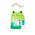 thumbnail image 2 of Squishmallow Wendy Frog Hooded Throw, Wearable Plush Pink for Kids, 2 of 5