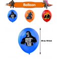 thumbnail image 4 of Godzilla vs Kong Theme Birthday Party Supplies Decoration Kits Including Banner Cake Cupcake Topper Balloons Sets, 4 of 5