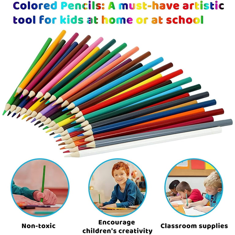  Qilery 480 Count Colored Pencils Bulk, 12 Assorted Colors Pre  Sharpened Coloring Pencils for Kids Drawing Pencil for Students Teachers  Classroom Kids School Supplies Gift : Toys & Games