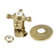 thumbnail image 6 of Kingston Brass CD43300BXK 1/2" FIP x 3/8" O.D. Anti-Seize Deluxe Quarter-Turn Ceramic Hardisc Cartridge Angle Stop with Flange, Matte Black, 6 of 6