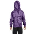 thumbnail image 3 of Youth 8.5 oz. Tie-Dyed Pullover Hooded Sweatshirt - SPIDER PURPLE - M, 3 of 3