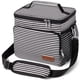 thumbnail image 1 of Bolsa Térmica Reutilizable para Almuerzo Tiblue Rayas Negras y Blancas, 1 of 9