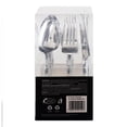 thumbnail image 4 of Set de cubiertos Great Value lavables y reutilizables plata premium 18 pzas, 4 of 4