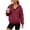 *Wine, variant on VBVC Women's Full Zip Up Hooded Sweatshirt , Casual Long Sleeve Coat For Women , Ladies' Loose Fit Athletic Hoodie with Pockets,Army Green,S-2XL