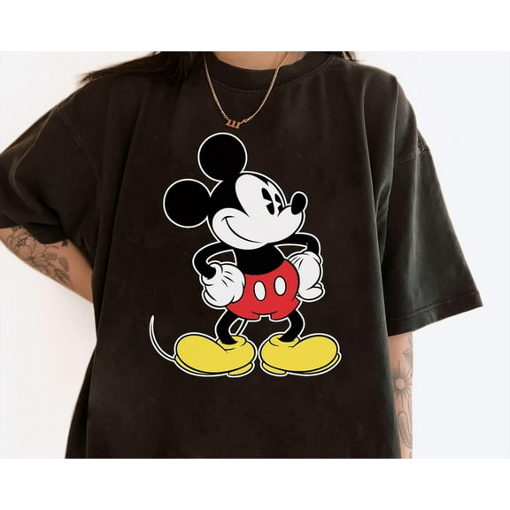 Disney Classic Mickey Mouse Mickey And Friends Shirt, Mickey Mouse Portrait Shirt, Magic Kingdom, Disneyland Trip Family Outfits, S-5Xl Shirt