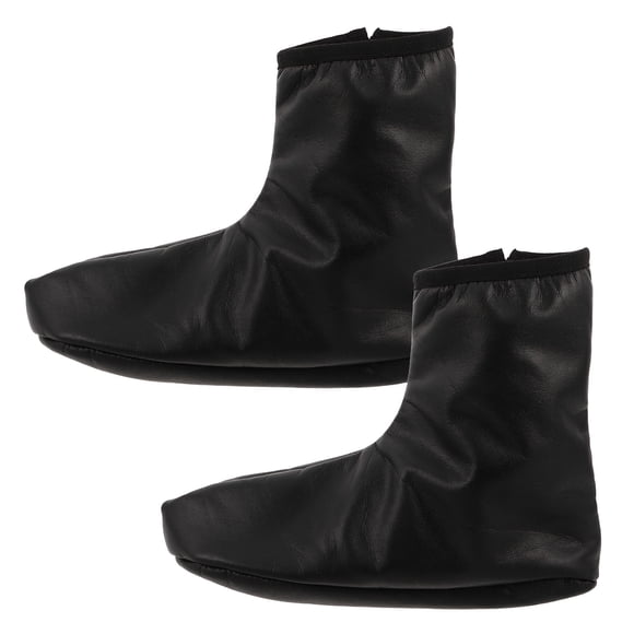 PTOOTP 1Par Calcetines Impermeables De Cuero PU Con Térmico Para Botas De Camping Y Frío
