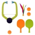 thumbnail image 2 of Tenis de mesa colgante para interiores, portátil, mejora la coordinación mano-ojo, autoentrenamiento 3 bolas Zulema entrenador de tenis, 2 of 8