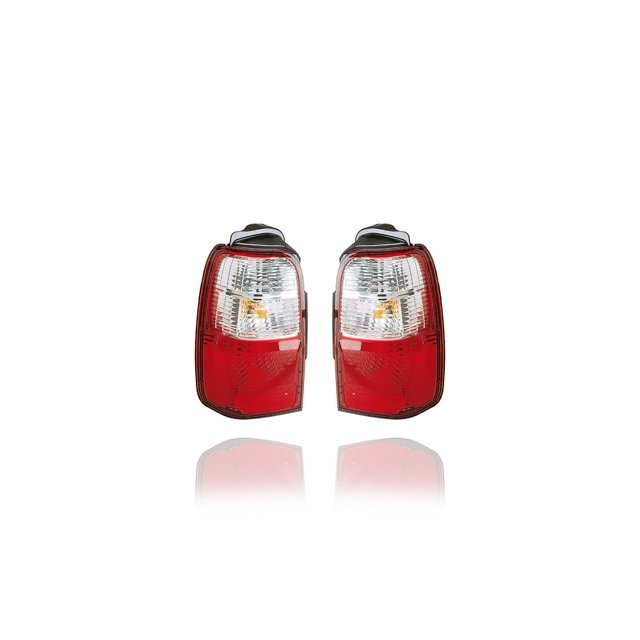 Tail Light Assembly - Compatible/Replacement for '01-02 Toyota 4Runner - Pair, Left Driver + Right Passenger Set - 8155035240, 8156035200