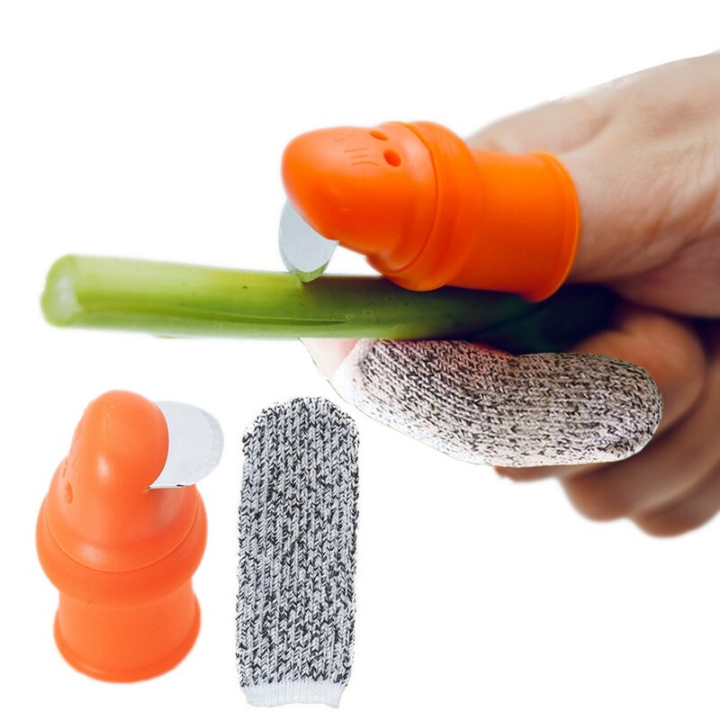 Garden Silicone Thumb Knife Separator Finger Knife Harvesting Plant
