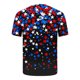 thumbnail image 4 of Tops para hombre, blusas y camisas de manga corta con cuello redondo para hombre, jersey informal con cuello redondo estampado para hombre, pantalones cortos deportivos para fitness, blusa de poliéste, 4 of 5