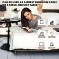 thumbnail image 6 of Portable adjustable folding table, laptop table, suitable for home office tables, coffee tables and bedside sofas. Strong metal frame, saves space and easy to move. It can be raised and rotated., 6 of 10
