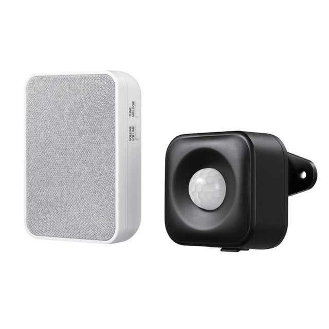 Timbre inalámbrico inteligente Heath Zenith Globe negro/blanco