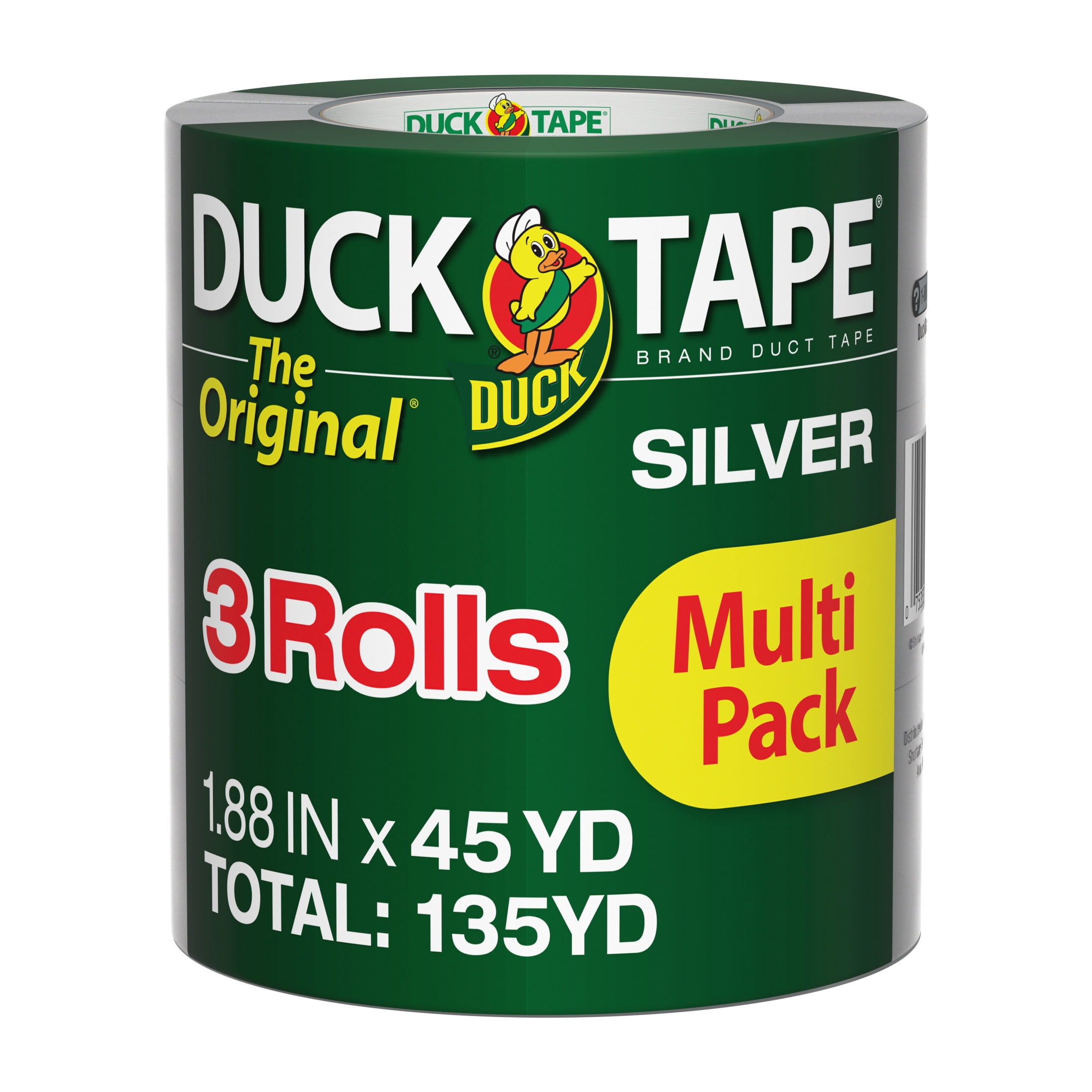 (12 pack) The Original Duck Tape Brand Duct Tape, 1.88 in. x 45 yd., 3 Rolls, Silver
