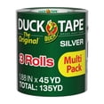 thumbnail image 3 of The Original Duck Tape Brand Duct Tape, 1.88 in. x 45 yd., 3 Rolls, Silver, 3 of 12