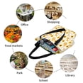 thumbnail image 7 of Kdxio Shiba Inu Dog and Sunflower Women Reusable Grocery Bags Foldable Ripstop,Reusable Shopping Bags for Shopping,Gym,Gift, 7 of 7