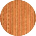 thumbnail image 1 of Ahgly Company Indoor Round Southwestern Orange Country Area Rugs, 6' Round, 1 of 4