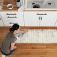 thumbnail image 5 of TOWN & COUNTRY BASICS Comfort Plus Boho Geo Anti Fatigue Comfort Mat, Kitchen Runner Mat, Standing Desk Mat, Dorm Room Rug, Non-Slip Backing, Beige, 18"x55", 5 of 12