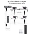 thumbnail image 2 of Focos para exteriores APPECK C6605-C, 24 W, RGBCW, paquete de 4 unidades, IP65, 2 of 8