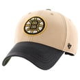 thumbnail image 2 of Men's '47 Khaki/Black Boston Bruins Dusted Sedgwick MVP Adjustable Hat, 2 of 3