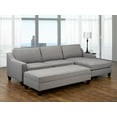thumbnail image 1 of Andrew RHF Sectional w/Ottoman - Grey, 1 of 2