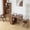 Walnut, variant on Padded Seat Lightweight sillas para Fiestas,2 Pack Folding Chair for Dinner,Party Wedding,Picnic Event, 196LB Weight Capacity(Walnut)