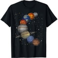 thumbnail image 1 of T-Shirt Science Galaxie Planètes Soleil Univers Espace - Blanc - m, 1 of 4