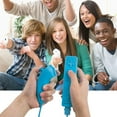 thumbnail image 3 of Wii Remote with Wii Motion Plus Inside | Shock Wii Nunchuk Controller | Compatible Nintendo Wii, Wii U（Blue）, 3 of 4
