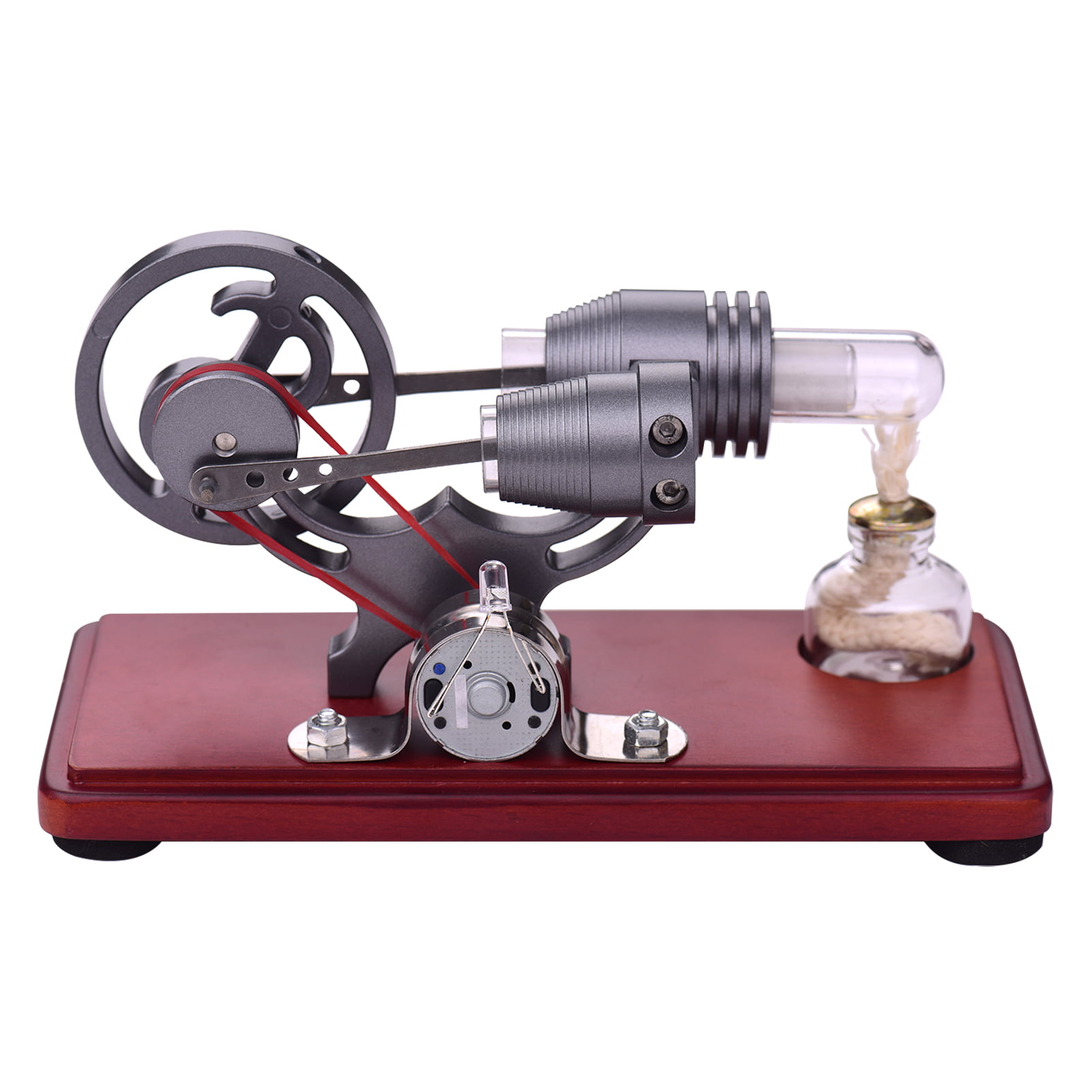 DIY Air-Heating Electricity Generator Model Toy Hot Air Stirling Engine Motor