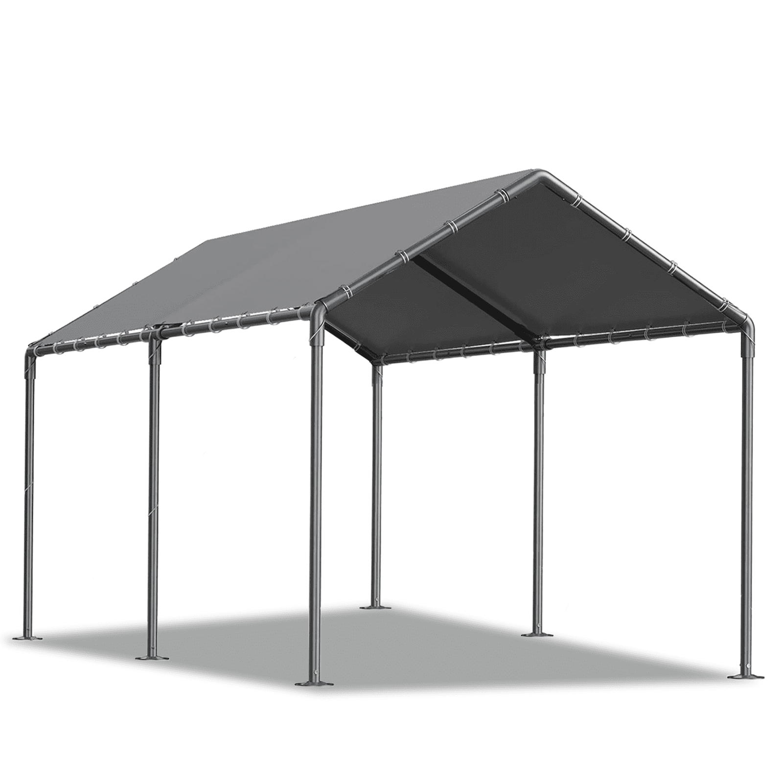Grezone Carport L20 x W10 x H9.2 Ft Heavy Duty Portable Garage Car Tent All Season UV Resistant Canopy