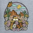 thumbnail image 6 of Wild Bobby Trendy Landscape With Daisies Cactus Monarch Butterfly Nature Lover Men Tank Top, Heather Grey, Small, 6 of 6