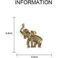 thumbnail image 6 of Vintage Elephant Brooch Pin for Women Men Animal Indian African King Lapel Pins Corsage Badge Clothes Scarf Clip for Suit Dress Accessories Jewelry, 6 of 6