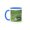 Blue/White, variant on 3drose, Scotland, St Kilda Archipelago, Abandoned Village., 11oz Mug