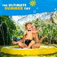thumbnail image 4 of 3-in-1 Splash Pad, Sprinkler for Kids and Baby Pool for Learning – Children’s Sprinkler Pool, 60’’ Inflatable Water Summer Toys – “Around The World” Outdoor Play Mat for Babies & Toddlers, 4 of 15