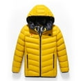 thumbnail image 6 of Hicidod Kids Unisex Heated Jacket with 3 Heating Zones Lightweight Zipper Warm Heated Coat Usb Charging Hooded Heated Jackets, 6 of 7