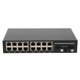 thumbnail image 3 of Conmutador De Medios De Fibra Ethernet, Plug And Play Hasta 25 Km 16 Puertos Eléctricos Convertidor De Medios De Fibra Ethernet Tx1310nm Rx1550nm Con Puerto SC Para Red, 3 of 7