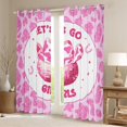 thumbnail image 2 of Homewish Western Cowgirl Hat Black Out Curtains,3D Disco Ball Curtains Pack of 2 (42x63 Each),Rustic Cow Pattern Bedroom Curtains For Girls Teens,Ultra Soft Home Decor, 2 of 6