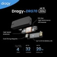 thumbnail image 2 of Medidor de rendimiento GPS Dragy DRG70-C con puerto de carga USB-C, 2 of 9