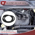 thumbnail image 2 of 1pc for Air and Water Silicone Vacuum Tubing Hose High Temperature Automotive Vacuum Line 4FT 3/16" 5mm ID 3mm Thickness Black Silicone, 2 of 6