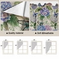 thumbnail image 5 of Swag Valance Curtains for Windows, Purple Hydrangea Light Filtering Kitchen Curtains with Rod Pocket, Spring Floral Elegant Pastoral Vintage Window Treatment Valances for Living Room, 28x36 - 2 PCS, 5 of 9
