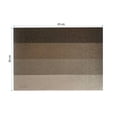 thumbnail image 2 of Mantel Individual Mainstays 4 Rayas 30x45 cm Rectangular Chocolate, 2 of 4