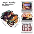 thumbnail image 3 of Dog Double Layered Insulated Refrigerated Lunch Bag with Two Compartments, Large Capacity, and Hand-Carry Strap - 7.1x11.4x16.1 Inches, 3 of 6