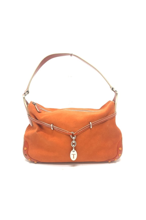 Pre-Owned TOD'S Logo Charm One-Shoulder Handbag/Shoulder Bag in Leather/Suede,... (Good)