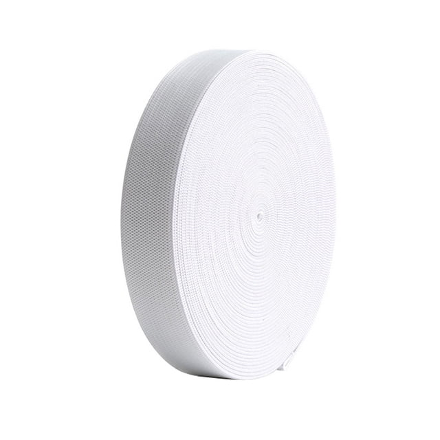 Banda elástica plana Tailor DIY Craft Costura Ropa Confección Cuerda elástica fina, Blanco, 2cm kenally HA5378-01B