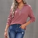 thumbnail image 3 of Suéter de punto de manga larga con solapa para mujer, ropa exterior informal para otoño e invierno, 3 of 6