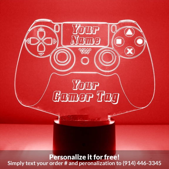 Mirror Magic Store PS4 Controller Color Changing Personalized LED Light with Remote Control
