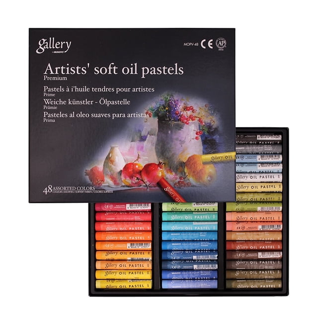Set de 48 Colores de Pasteles al Óleo Suaves MUNGYO Gallery para Artistas